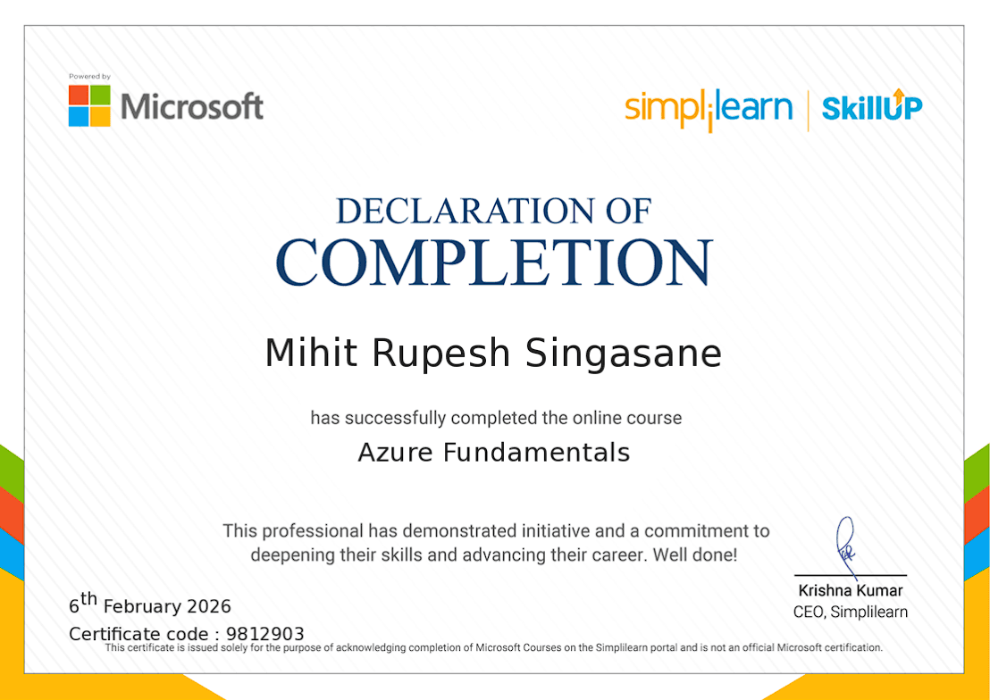 Microsoft Azure Fundamentals