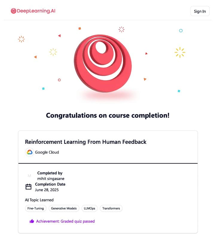 Reinforcement Learning from Human Feedback